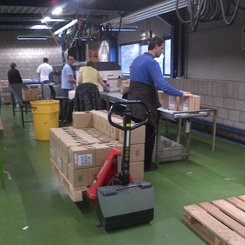 Manutention légère & ergonomie - Transpalette Haute-Levée - EHL1004 - Semi électrique