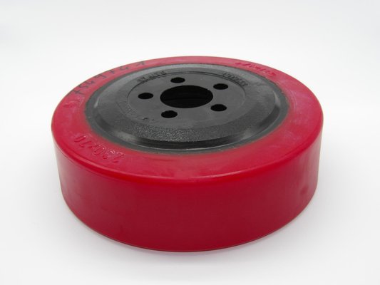 Roues & Roulettes - Roues Motrices - Roue Motrice Polyurethane Rouge 