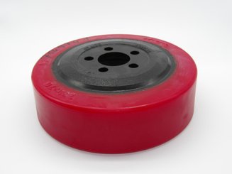 Roues & Roulettes - Roues Motrices - Roue Motrice Polyurethane Rouge 